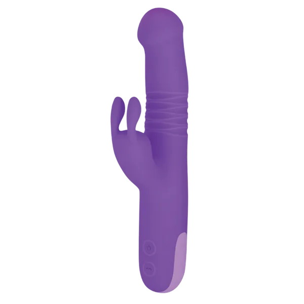 Excellent Power Female Sex Toys Trio Thruster 3 in 1 Thrusting Rabbit Vibrator Multiple Colours
