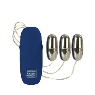 Interactives Female Sex Toys Interactives Trio Silver Bullets With Dual Controls