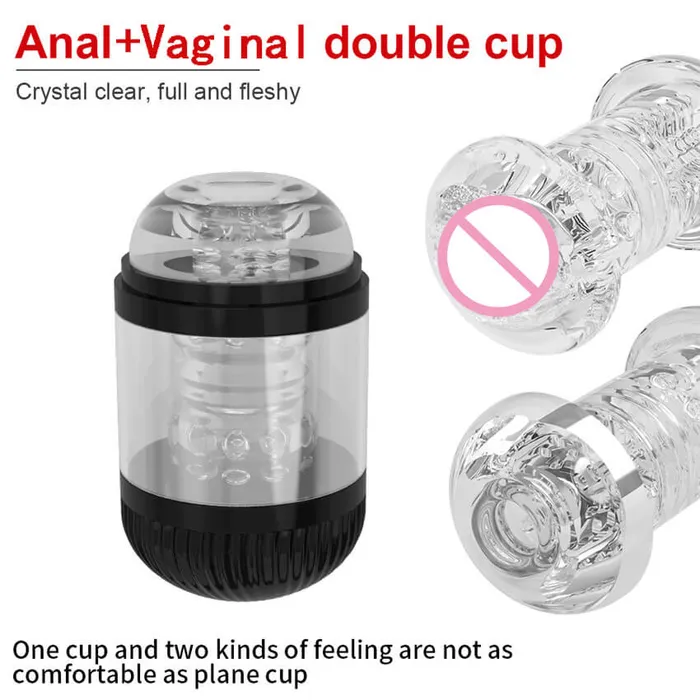 OOTYEMO Male Sex Toys Mens Vacuum Waterproof Masturbation Cup