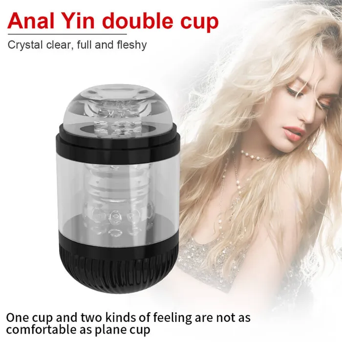 OOTYEMO Male Sex Toys Mens Vacuum Waterproof Masturbation Cup
