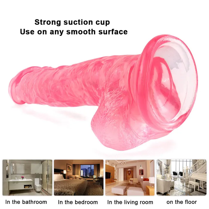  9 Inch pink dildo Dildos