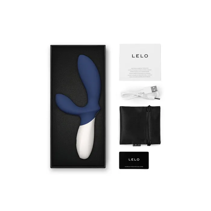 Lelo Male Sex Toys Lelo Loki Wave 2 Prostate Stimulator with Come Here Motion Blue