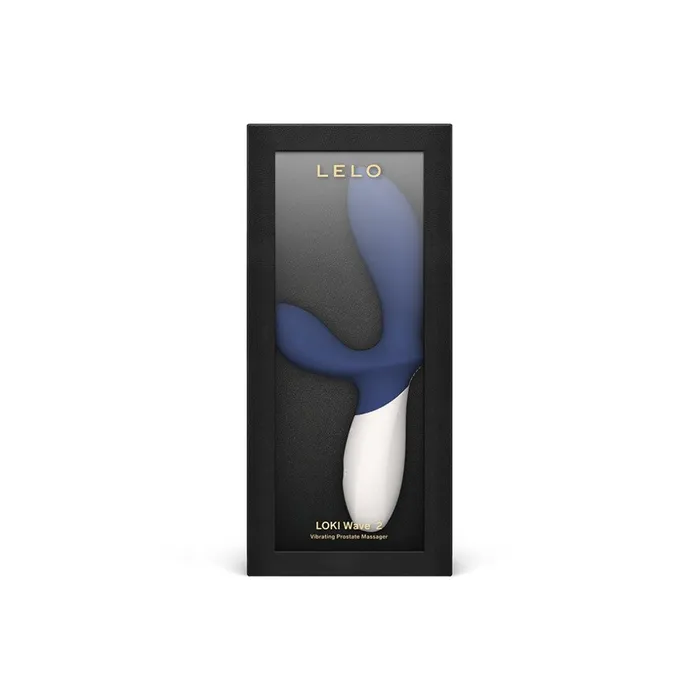 Lelo Male Sex Toys Lelo Loki Wave 2 Prostate Stimulator with Come Here Motion Blue