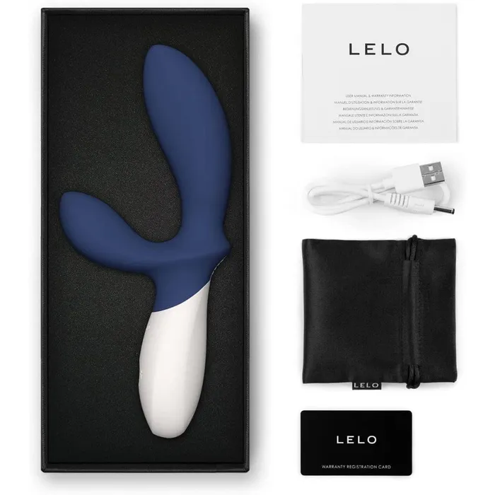 Lelo Male Sex Toys Lelo Loki Wave 2 Prostate Stimulator with Come Here Motion Blue
