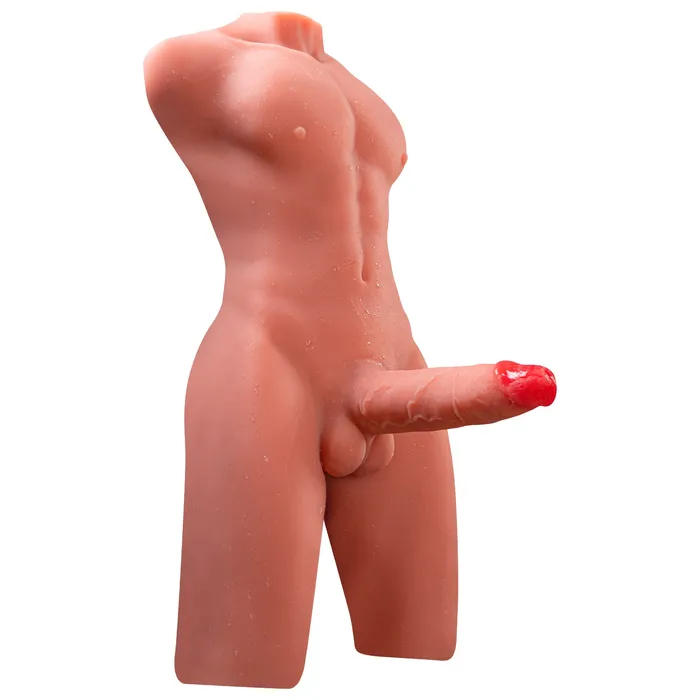 Male Sex Toys Male Torso Sex Doll Realistic Thrusting Dildo 