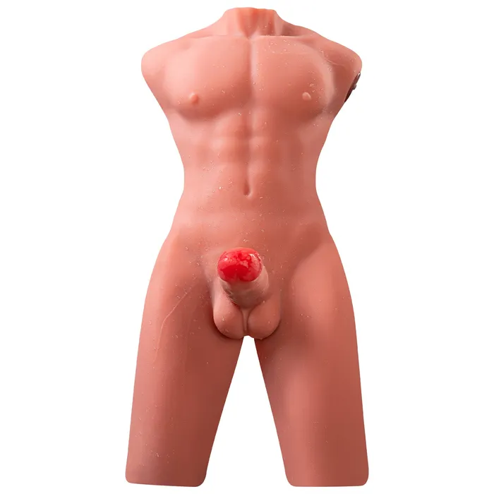 Male Sex Toys Male Torso Sex Doll Realistic Thrusting Dildo 