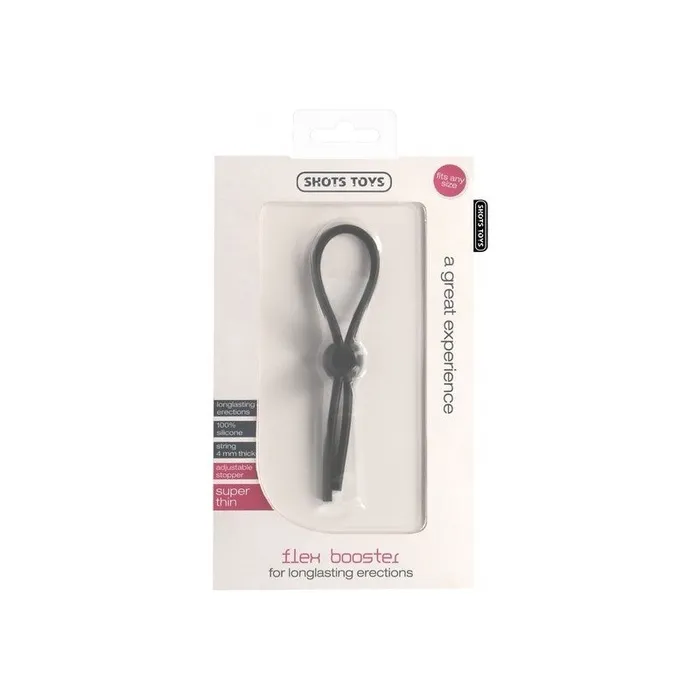 Male Sex Toys Shots Toys Flex Booster Adjustable Silicone Cock Ring Lasso
