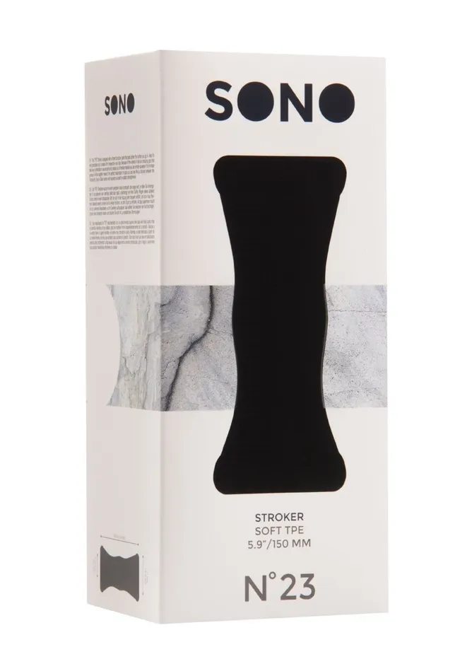 Male Sex Toys Shots Toys Sono No23 Black Stroker