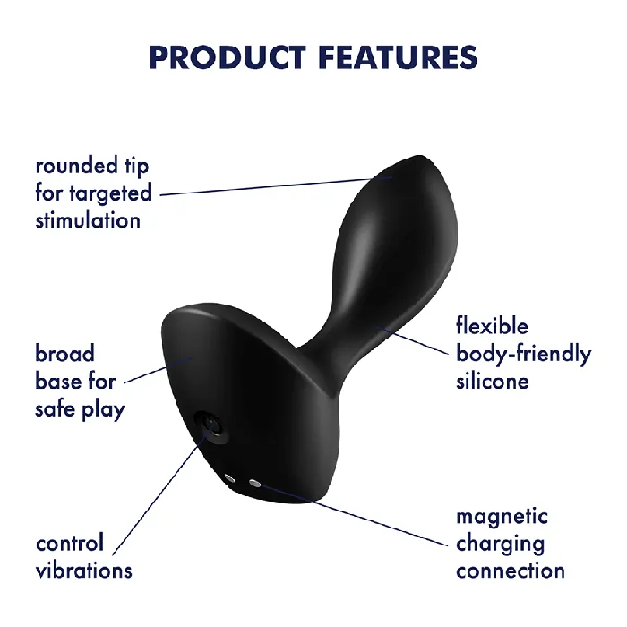 Satisfyer Anal Backdoor Lover Black
