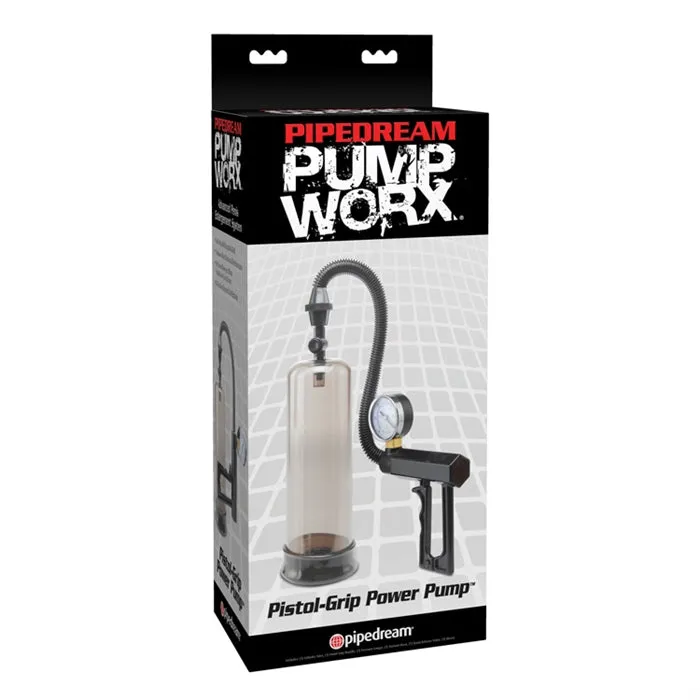 Sexessories Male Sex Toys Pump Worx PistolGrip POWER PUMP W Gauge