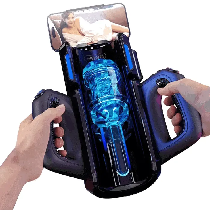 LETEN Cannon King Male Masturbator Auto Thrusting with DualHandle LETEN Male Sex Toys