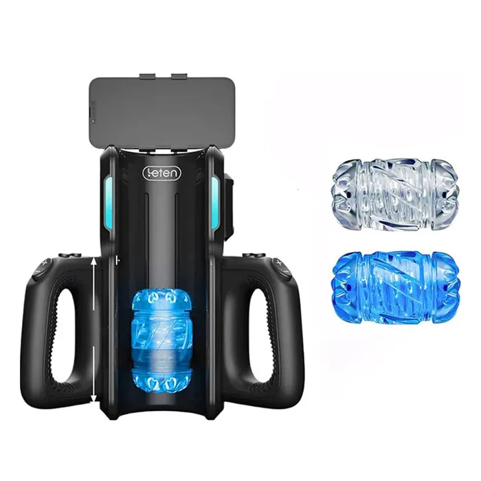 LETEN Cannon King Male Masturbator Auto Thrusting with DualHandle LETEN Male Sex Toys