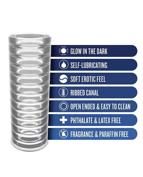 Dildos Blush Rize Ribz Clear Blush Novelties