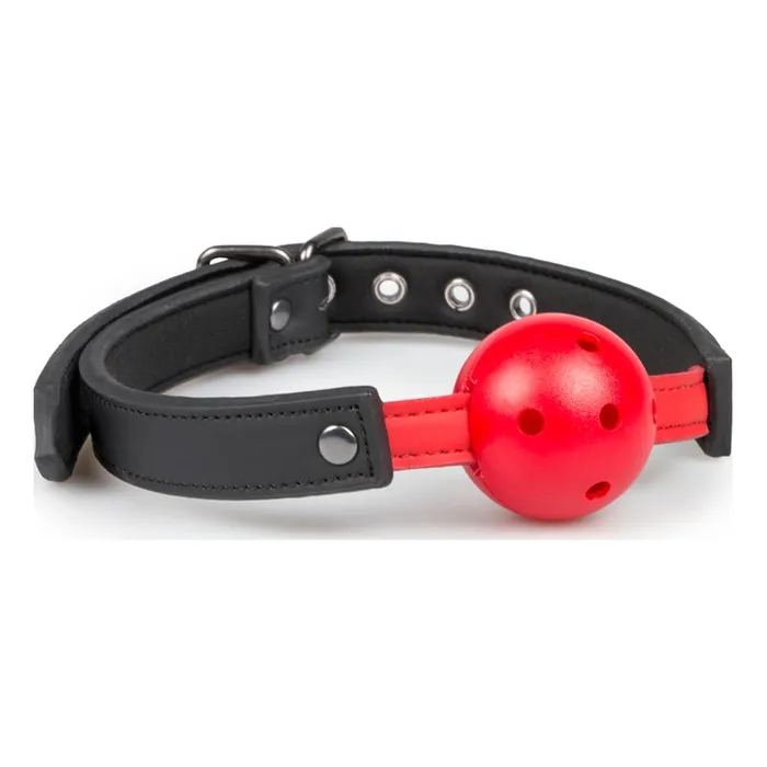 Easy Toys Ball Gag With PVC Ball Red Fetish Collection Male Sex Toys