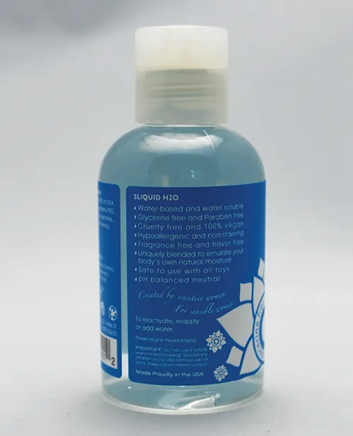 Lubricants Sliquid Sliquid H2O Hypoallergenic Lubricant