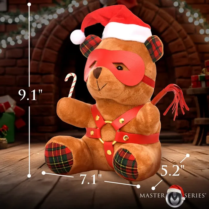 Master Series Holiday Bondage Bear Stuffed Animal XR Brands Couples