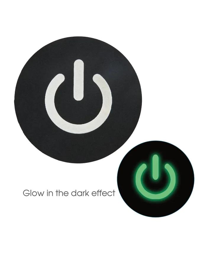 Peekaboos Glow In The Dark Power Button Pack Of 2 Xgen Female Sex Toys
