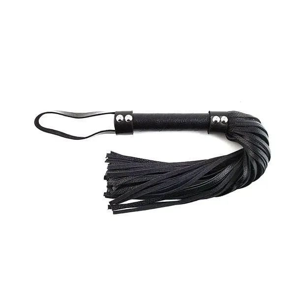 Rouge Garments Restraints Rouge Garments HStyle Short Leather Flogger Rouge Garments Restraints Rouge Garments HStyle Short Leather Flogger