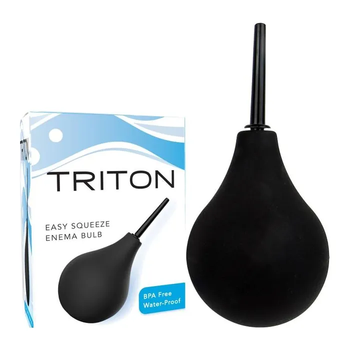 Shibari Anal Shibari Triton Easy Squeeze Enema Bulb 218m Black