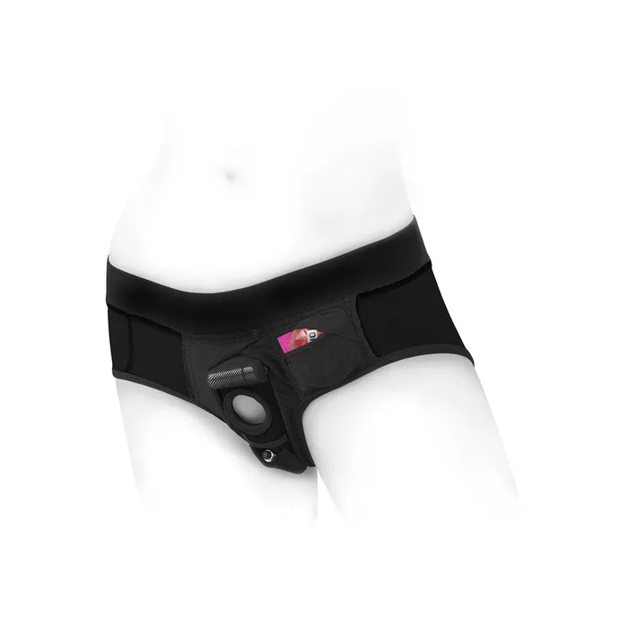 SpareParts Female Sex Toys SpareParts Tomboi Harness BlkBlk Nylon 2X