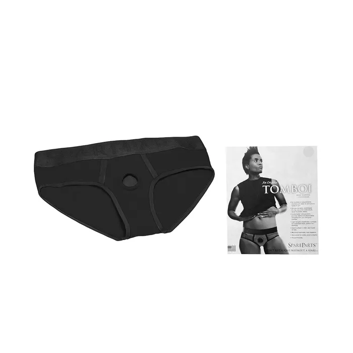 SpareParts Female Sex Toys SpareParts Tomboi Harness BlkBlk Nylon 2X