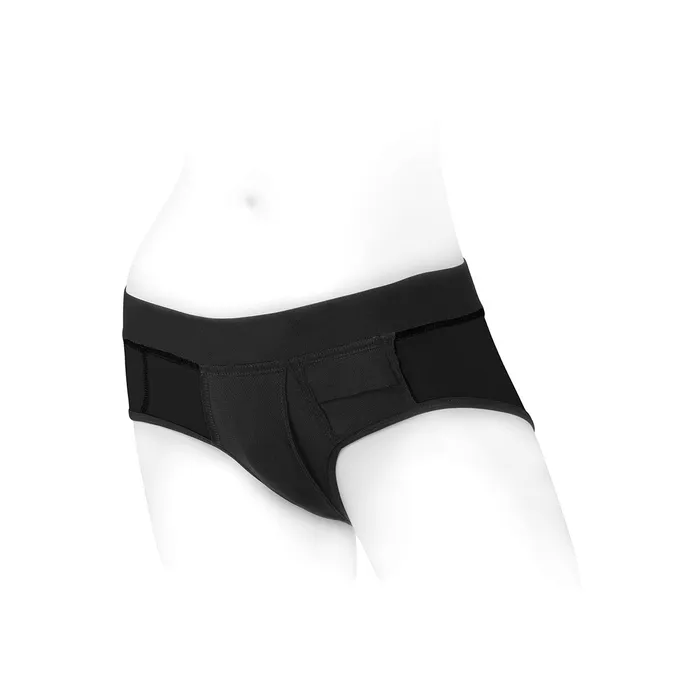 SpareParts Female Sex Toys SpareParts Tomboi Harness BlkBlk Nylon 2X
