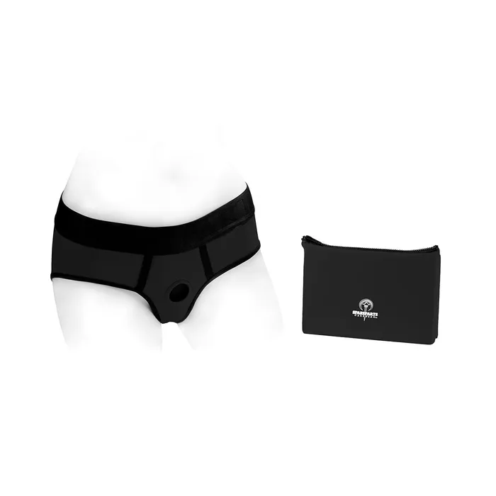 SpareParts Female Sex Toys SpareParts Tomboi Harness BlkBlk Nylon 2X