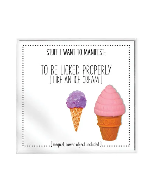 Warm Human Female Sex Toys Warm Human To Be Licked Properly Mini Card Charm