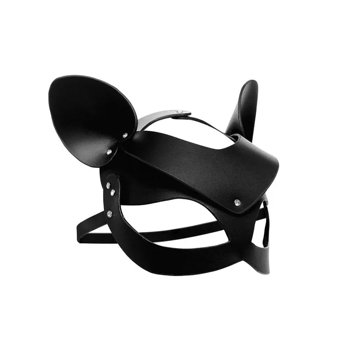 XR Brands Male Sex Toys Master Series Bad Kitten Leather Cat Mask XR Brands Male Sex Toys Master Series Bad Kitten Leather Cat Mask