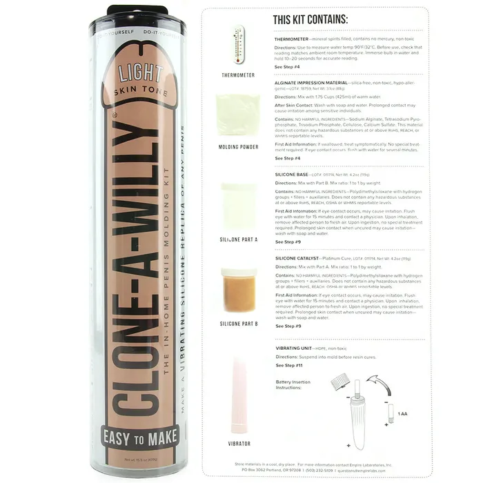 Nalpac Couples Clone Your Willy DoItYourself Vibrating Willy Kit