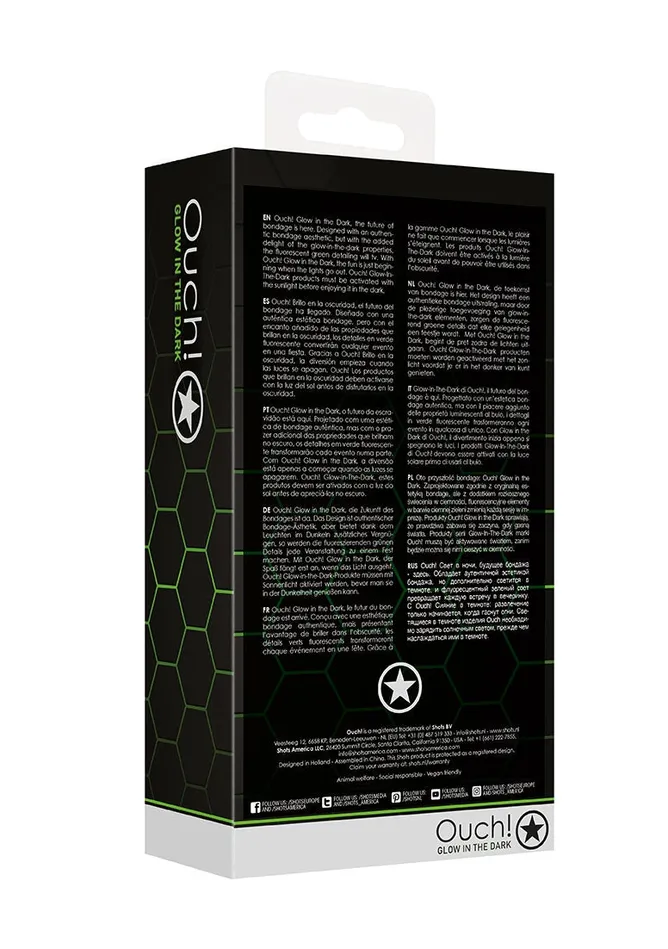 Shots America Dildos Hogtie Glow In The Dark