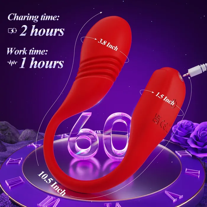 Sohimi Vibrators Euphoric 2 2 in 1 Thrusting and Vibrating App Control GSpot Vibrator Sohimi Vibrators Euphoric 2 2 in 1 Thrusting and Vibrating App Control GSpot Vibrator