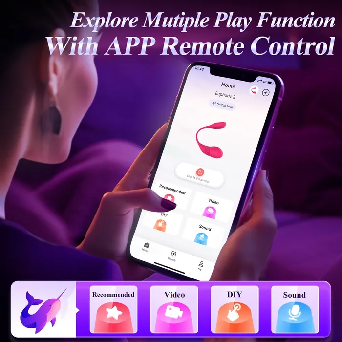 Sohimi Vibrators Euphoric 2 2 in 1 Thrusting and Vibrating App Control GSpot Vibrator Sohimi Vibrators Euphoric 2 2 in 1 Thrusting and Vibrating App Control GSpot Vibrator