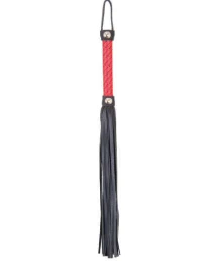 Vibrators Love In Leather Red Flogger 36CM Love In Leather