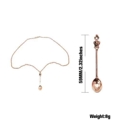 Vibrators nan Crown Spoon Necklace