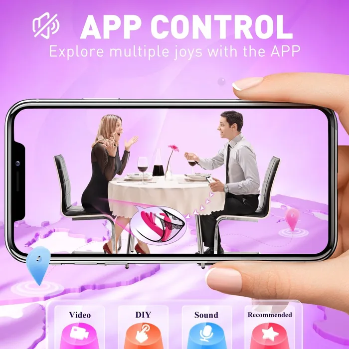 Vibrators Sohimi VINCE App Control Wearable GSpot and Clitoiral Stimulator