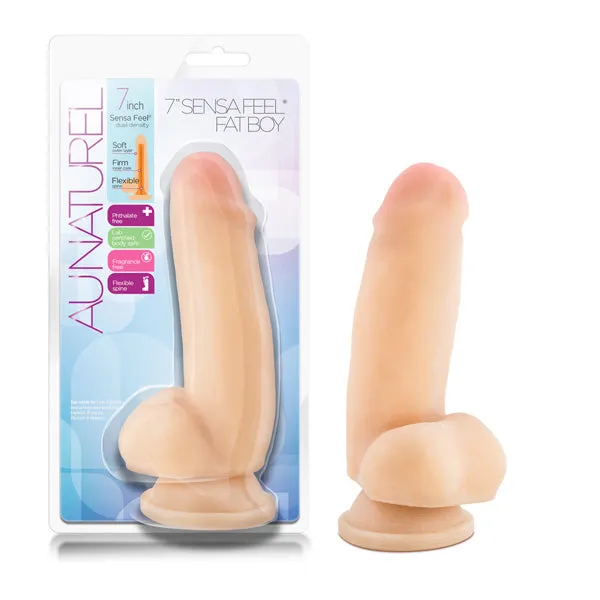 Au Naturel 7 Sensa Feel Fat Boy Beige Blush Novelties Dildos