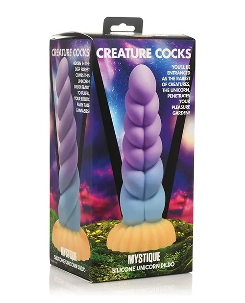 Creature Cocks Unicorn Silicone Dildo Multi Color XR Brands Dildos