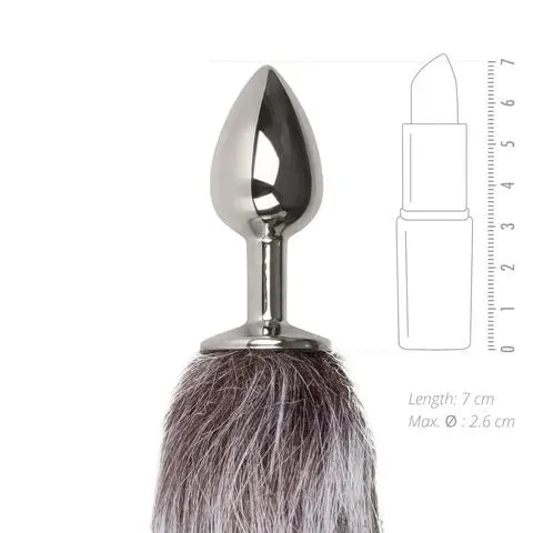 EasyToys Anal Fox Tail Plug Silver