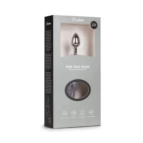 EasyToys Anal Fox Tail Plug Silver