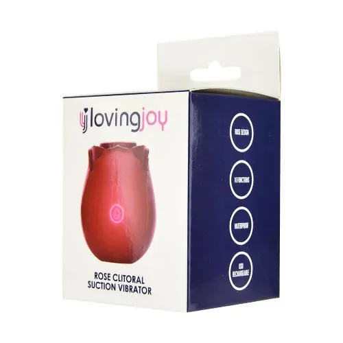 Loving Joy Rose Toy Clitoral Suction Vibrator Loving Joy Female Sex Toys