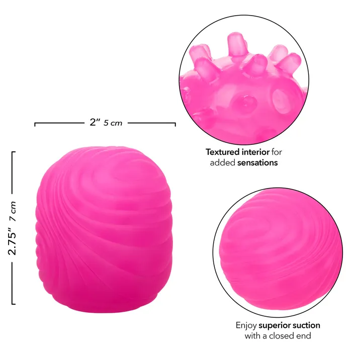 Male Sex Toys Pop Sock Textured Stroker Cal Exotics