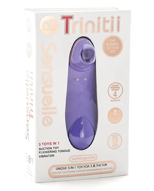 Sensuelle Nu Sensuelle Trinitii Tongue Vibe Ultra Violet Vibrators