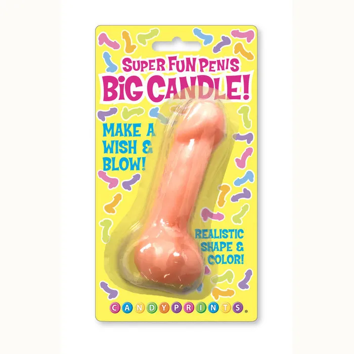 Super Fun Big Penis Candle Pink Little Genie Male Sex Toys