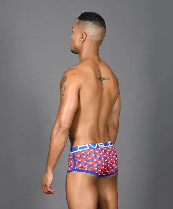 Vibrators Andrew Christian Love Sweetheart Mesh Boxer w Almost Naked