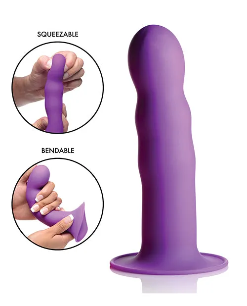XR Brands Dildos SqueezeIt Squeezable Wavy Dildo