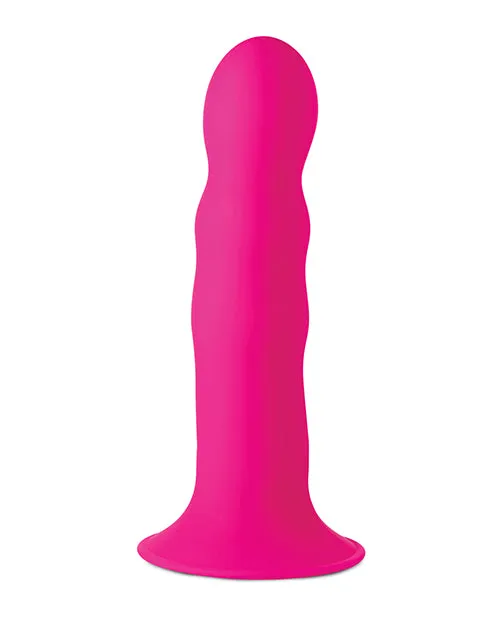 XR Brands Dildos SqueezeIt Squeezable Wavy Dildo